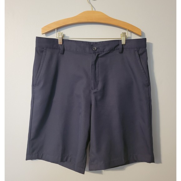 IZOD Mens Golf Classic Navy Shorts Size 36 - Picture 1 of 6